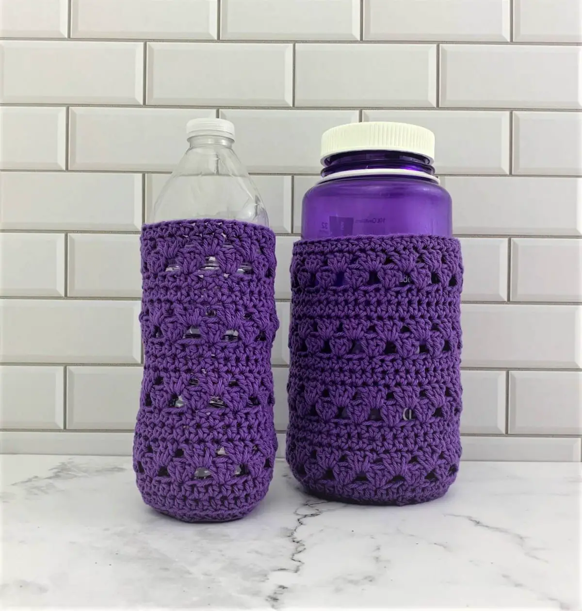 Water Bottle Cozy – Free Crochet Pattern