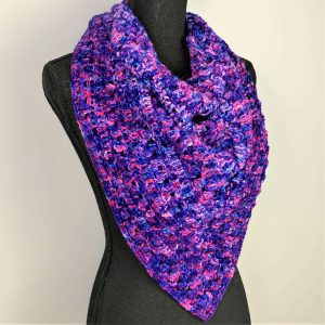 Blueberry Sunset Scarf - Crochets By Trista