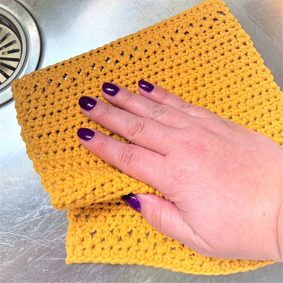 Rays Of Sunshine Dishcloth – Free Crochet Pattern