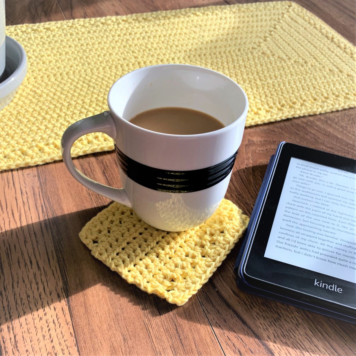 Rays Of Sunshine Coaster – Free Crochet Pattern